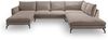 Ecksofa (B/H/T: 361x87x202 cm) in Braun-beige Bild 4