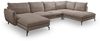 Ecksofa (B/H/T: 361x87x202 cm) in Braun-beige Bild 1