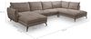 Ecksofa (B/H/T: 361x87x202 cm) in Braun-beige Bild 3