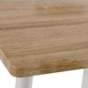 Bodenregal mit 2 Einlegeböden aus MDF und Metall in Natur und Weiß Bild 4