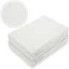 Frottee Spannbettlaken Doppelpack 200 x 220 cm Weiss Bild 2