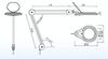 Semplix LED Lupen-Tischlampe 3D weiß (Linse 127 mm/dimmbar/Tischklemme) Bild 3
