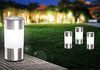 6er Set LED Solar Steckleuchten aus Edelstahl und Kunststoff Bild 4