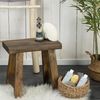 DESIGN DELIGHTS Hocker SITZHOCKER "RUSTIC", 41 cm, Braun, Holz massiv, Holz Hocker Bild 2