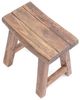 DESIGN DELIGHTS Hocker SITZHOCKER "RUSTIC", 41 cm, Braun, Holz massiv, Holz Hocker Bild 4