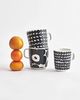 Marimekko Tasse Becher Oiva-Räsymatto Schwarz-Weiß (Groß) Bild 3