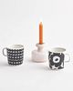 Marimekko Tasse Becher Oiva-Räsymatto Schwarz-Weiß (Groß) Bild 2