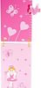 Mousehouse Gifts Kinder Messlatte Holz Rosa Prinzessinnen für Mädchen Kinderzimmer Bild 5