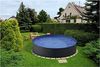 Rundpool 350x90 cm , Stahlwandbecken-Set, Schwimmenpool Anthrazit, Swimmingpool Bild 1