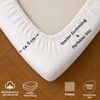 EXKLUSIV HEIMTEXTIL Frottee Spannbettlaken Premium 60 - 70 x 140 cm Weiß 80% Baumwolle 20% Polyester Öko - Tex Zertifiziert Bed-Sheet Bettlaken Spannbetttuch Bild 4