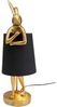 Kare Design Tischleuchte Animal Rabbit, Gold/Schwarz, 50 x 17 x 20 cm, Tischlampe, Nachttischlampe, Hasenleuchte, Tiermotiv, Leuchtmittel nicht inklusive, Wohnzimmer Bild 5