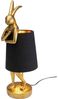 Kare Design Tischleuchte Animal Rabbit, Gold/Schwarz, 50 x 17 x 20 cm, Tischlampe, Nachttischlampe, Hasenleuchte, Tiermotiv, Leuchtmittel nicht inklusive, Wohnzimmer Bild 4
