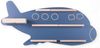Boarti 'Flugzeug' Tonies-Regal, blau, mit Platz für ca. 38 Figuren und Toniebox Bild 5