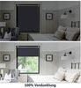 Grandekor Verdunklungsrollo ohne Bohren Dunkelgrau 60x170 cm(Stoffbreite 56cm) Rollos für Fenster ohne Bohren & mit Bohren,Verdunkelungsrollo Thermorollo Klemmrollo Fensterrollo verdunkelung Bild 4