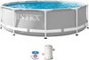 Intex 'Prism Frame 305x76 cm' Pool, 4485 Liter, kreisförmig Bild 1