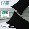 Livessa 2er Set Kissenbezug 40x80 cm -Verdeckter Reißverschluss an der Langen Seite, Kopfkissenbezug aus%100 Baumwolle Jersey Stoff, Ultra weich und atmungsaktiv, Oeko-Tex Zertifiziert Bild 3