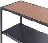 Outdoor-Kücheninsel AVETRANA Metall Schwarz Bild 5