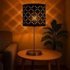2er Set Tischlampe, Textil, schwarz, H 35 cm Bild 3