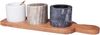 Serviergeschirr Marmor Optik PATRAS Stein Bunt Bild 4