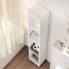 Baikal Badezimmerschrank im Set, Mehrzweck-Basis, offene Säule mit Füßen, FSC-Zertifiziert, Verschiedene Ausführungen, Möbel-Set. Bild 5