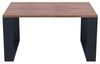 AKKE Außergewöhnlicher Couchtisch Beistelltisch für Wohnzimmer | Kaffee Tee Wohnzimmertisch Tisch | Coffee Table | Zimmer Schlafzimmer Möbel | Deko Modern Burgund 50 x 50 x 45 Bild 4