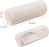 Totsy Baby Sofakissen Nackenrolle Kopfkissen mit Visco Foam Velvet 40x15 cm - Kissenrolle Bild 3