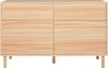 Kommode mit 6 Schubladen SHARPE 74 cm Heller Holzfarbton Bild 5