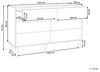 Kommode mit 6 Schubladen SHARPE 74 cm Heller Holzfarbton Bild 3
