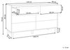 Kommode mit 6 Schubladen SHARPE 74 cm Heller Holzfarbton Bild 3