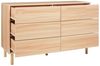 Kommode mit 6 Schubladen SHARPE 74 cm Heller Holzfarbton Bild 4