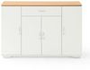 FurnitureR Weiß TV-Bank, Modernes Design, MDF Material, Geräumiger Stauraum, Platzsparend, Ideal für Wohnzimmer Bild 4