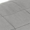 vidaXL Gewichtsdecke Stoff, 1 x Gewichtsdecke, Hellgrau, 220x230 cm, Baumwolle, 15 kg Bild 4