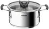 Tefal Topf-Set G7376S Opti'Space, Edelstahl (Set, 6-tlg, Stielkasserolle 16 cm, Kochtopf 20/24 cm, je mit Deckel), Thermo-Fusion-Boden, für alle Herdarten inkl. Induktion Bild 3