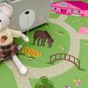 Paco Home Kinderteppich Bino 560, rechteckig, Höhe: 4 mm, Kurzflor, Straßen-Spiel-Teppich, Motiv Bauernhof, Kinderzimmer Bild 3