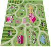 Paco Home Kinderteppich Bino 560, rechteckig, Höhe: 4 mm, Kurzflor, Straßen-Spiel-Teppich, Motiv Bauernhof, Kinderzimmer Bild 5
