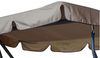 Hollywoodschaukel MIAMI 4-sitzer, grau / creme, Liegefunktion, incl. Abdeckhaube Bild 5