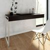 ebuy24 Schreibtisch Fula Schreibtisch 3 Schubladen schwarz Esche Dekor Bild 2