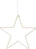 Lights4fun LED Stern 34cm Osby LED Stern gold, LED fest integriert Bild 2