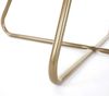 Esszimmerstuhl HWC-F37, Stuhl Küchenstuhl, Retro Design Samt goldene Füße ~ schwarz Bild 4