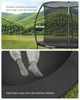 Songmics 'STRDE122B01' Trampolin Ø 366 cm, rundes Gartentrampolin mit Sicherheitsnetz, mit Leiter und gepolsterten Stangen, Sicherheitsabdeckung, sicher, schwarz Bild 5