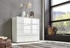 BMG Möbel Sideboard Mailand Set 4 (Kommode Anrichte Aktenschrank), mit weiß lackierten Hochglanzfronten Bild 2