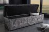 riess-ambiente Bettbank EXTRAVAGANCIA 140cm grau (Einzelartikel, 1-St), Polsterbank · Schlafzimmer · Samt · mit Stauraum · Flur · Chesterfield Bild 4