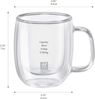Zwilling Espressoglas Sorrento Plus, 2-tlg, Borosilikatglas, Doppelwandig, Borosilikatglas, 2-tlg, je 80 ml Bild 2