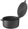 Skeppshult NOIR Bräter Gusseisen 5 Liter 25 cm mit Deckel - 25 bis 28 cm - Schwarz Bild 5
