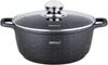 King Hoff Topf mit Marmorbeschichtung 20 cm Durchmesser 2 3 l schwarz „Kinghoff“ Bild 1