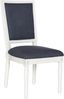 SAFAVIEH Set of 2 Wooden Dining Chairs, in Navy and Creme Bild 4