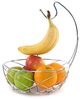 DESIGN DELIGHTS Obstschale METALL OBSTKORB "FRESH", Ø 25 cm, mit Bananenhaken, Früchtekorb, Metall Bild 4