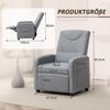 Thanaddo Sessel Relaxsessel,TV-Sessel mit Liegefunktion,Massagesessel, Fußstütze ausziehließer Bild 3