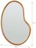 Wandspiegel Jokioinen 75x55 cm Eicheoptik [en. casa] Bild 4
