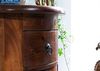 Kommode rund Akazie 45x45x88 nougat lackiert OXFORD #338 Bild 4
